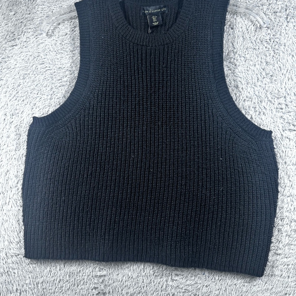 House of Harlow 1960 Black‎ Casual sweater Skirt Set